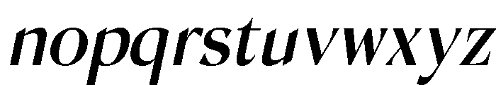 Cronelo DisplayTypeface Italic Font LOWERCASE