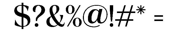 Cronelo DisplayTypeface Regular Font OTHER CHARS