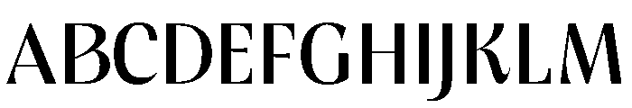 Cronelo DisplayTypeface Regular Font UPPERCASE