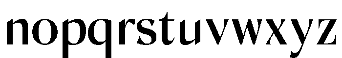 Cronelo DisplayTypeface Regular Font LOWERCASE