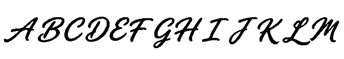 CronfromScript-Regular Font UPPERCASE