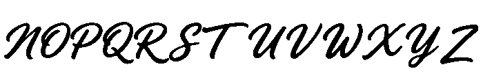 CronfromScript-Regular Font UPPERCASE
