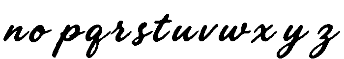 CronfromScript-Regular Font LOWERCASE
