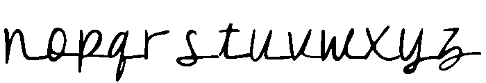 Crooked Morning Regular Font LOWERCASE
