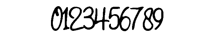 CrookedMorning-Regular Font OTHER CHARS