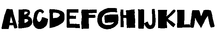 Crookie Crunch Font UPPERCASE