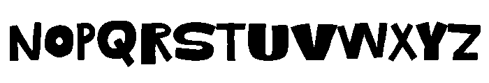 Crookie Crunch Font LOWERCASE