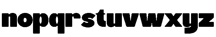 Crosa-Regular Font LOWERCASE