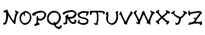 Cross_Bones Font LOWERCASE