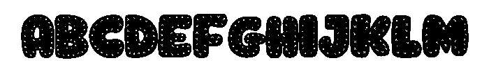 Cross Stitch Sewing By  Regular Font UPPERCASE
