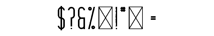 CrossRoad Long Organic Font OTHER CHARS