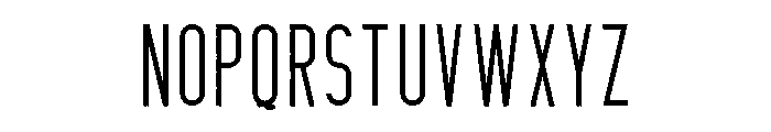 CrossRoad Long Organic Font LOWERCASE