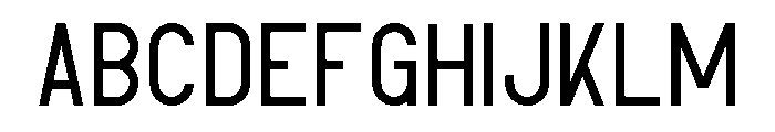 CrossRoad Text Font UPPERCASE