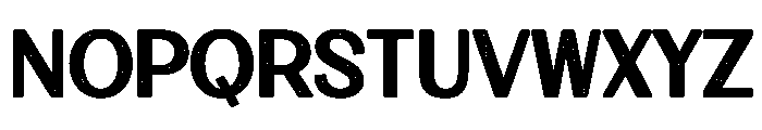Crossing Texture Regular Font LOWERCASE