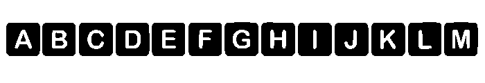 Crossword Puzzle Regular Font UPPERCASE