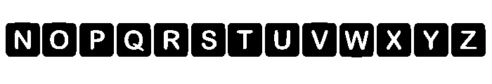 Crossword Puzzle Regular Font UPPERCASE