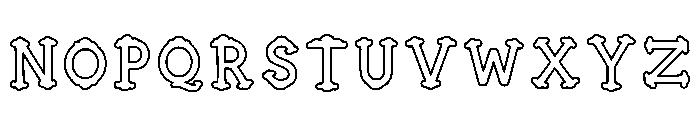 Croto Regular Font UPPERCASE