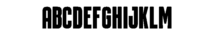 Crouton Regular Font UPPERCASE