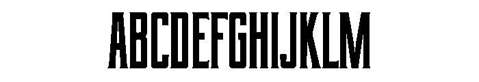 Crovast Font UPPERCASE