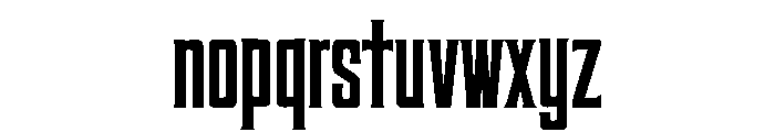 Crovast Font LOWERCASE