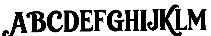 Crovella Font UPPERCASE