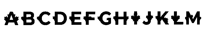 Crow Regular Font UPPERCASE