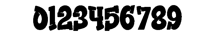 Crow Zero Regular Font OTHER CHARS