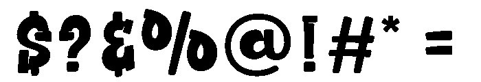 Crow Zero Regular Font OTHER CHARS