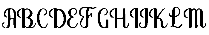 Crowberry Font UPPERCASE
