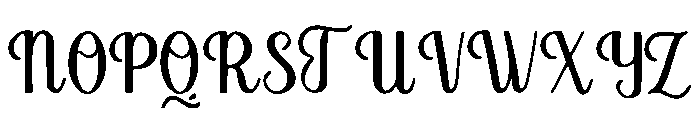 Crowberry Font UPPERCASE