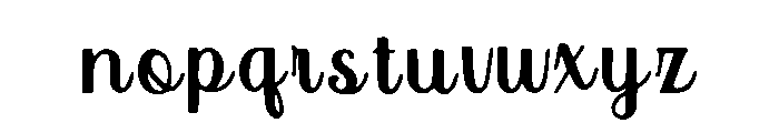 Crowberry Font LOWERCASE