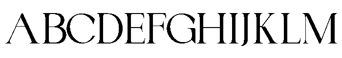 Crown Avenue Font UPPERCASE