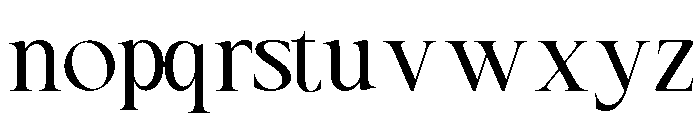 Crown Avenue Font LOWERCASE