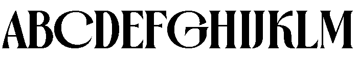 Crown Majestic Font UPPERCASE