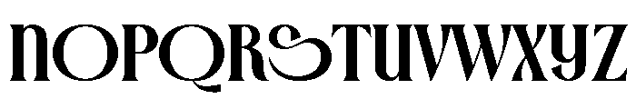 Crown Majestic Font LOWERCASE