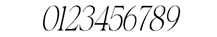 Crown Monarch Italic Font OTHER CHARS
