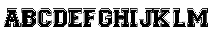 Crown Stadium Font UPPERCASE