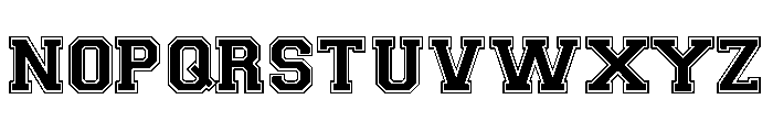 Crown Stadium Font UPPERCASE
