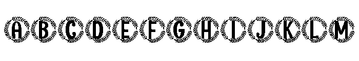 Crowned Laurel Monogram FONT