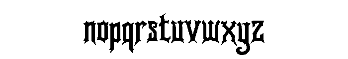 Crownhold Gothic Font LOWERCASE