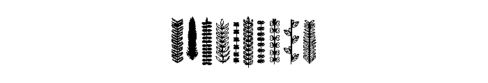 Crownleaf Dingbat Font OTHER CHARS