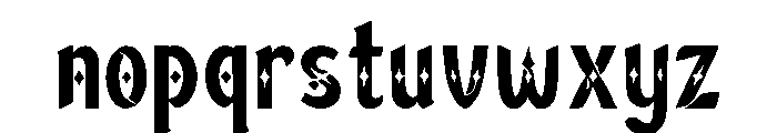Crownridge Font LOWERCASE