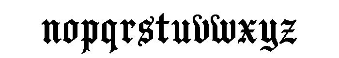 Crownspire Regular Font LOWERCASE