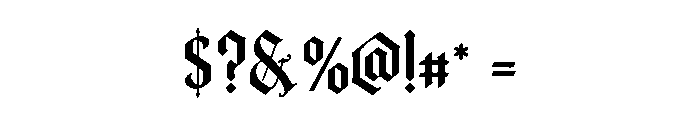 Crownspires Font OTHER CHARS