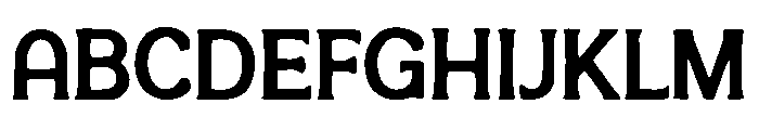 Crows Sans Sarif Font UPPERCASE