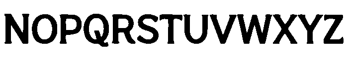 Crows Sans Sarif Font UPPERCASE