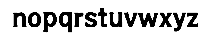 Crows Sans Sarif Font LOWERCASE