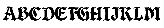 Crowveil Regular Font UPPERCASE