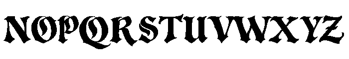 Crowveil Regular Font UPPERCASE