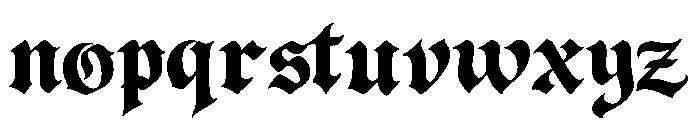 Crowveil Regular Font LOWERCASE
